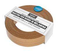 WoodPress® Bordo in melamina laminata in faggio da 22mm, nastro pre-incollato, rotolo da 7,5 m, termoadesivo per una facile applicazione fai da te - coprirà il bordo di un pannello MDF standard