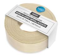 WoodPress® Bordo in vero betulla da 30 mm - Rotolo da 7,5 m - Nastro in legno preincollato per una facile applicazione fai da te