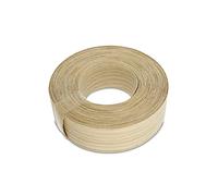 WoodPress® Bordo in vero quercia, nastro pre-incollato con ferro da stiro - rotolo da 7,5 m disponibile in larghezza da 15 mm, 22 mm, 30 mm e 50 mm (40mm)