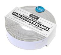 WoodPress® Nastro in melamina bianco opaco da 22 mm, nastro impiallacciato pre-incollato, rotolo da 7,5 m, termoadesivo per una facile applicazione fai da te, coprirà il bordo di un pannello standard