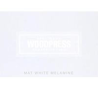 WoodPress® Nastro in melamina bianco opaco da 40 mm, nastro impiallacciato pre-incollato, rotolo da 7,5 m, termoadesivo per una facile applicazione fai da te, coprirà il bordo di un pannello standard