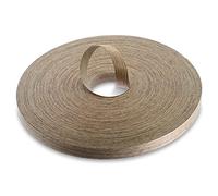 WoodPress® Nastro per bordatura in vero legno di noce da 15 mm pre-incollato, rotolo commerciale da 50 m - applicazione in legno termoadesivo