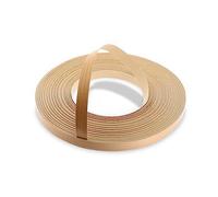 WoodPress® Nastro per bordatura pre-incollato in melamina laminata in legno di faggio da 15 mm - Rotolo commerciale da 50 m - Applicazione in legno termosaldato