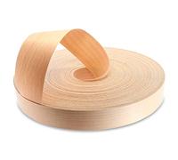 WoodPress® Nastro per impiallacciatura pre-incollato in vero faggio cotto a vapore da 50 mm - Rotolo da 50 m - Applicazione termoadesiva su legno