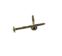 Woodpro Fasteners ST516 x 4 - 25PC 5/40,6 cm 10,2 cm di lunghezza rotonda rondella testa Exterior viti per legno, pezzi