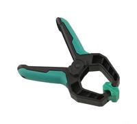 Woodriver - Telaio ad A manuale resistente con molla ad alta resistenza per una presa sicura su progetti di lavorazione del legno, struttura in plastica, finitura verde e nera (10,2 cm)