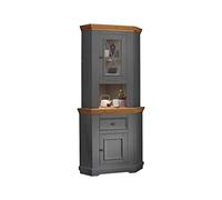 Woodroom Oslo Buffet - Vetrina per soggiorno, in legno, grigio, 104 x 214 x 69 cm