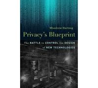 Woodrow Hartzog Privacy'S Blueprint (Copertina rigida)