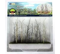 Woods Edge Trees Bare 3'' to 3.5'' HO-scale 14/pk