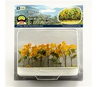 Woods Edge Trees Fall Mixed 2'' to 2.5'' N-scale 15/pk
