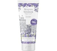 Woods of Windsor Hand Cream, Crema mani nutriente alla lavanda per uomo e donna, Crema mani idratante con vitamina E e burro di karité, Profumo di lavanda 75 ml