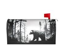 Woods s Bear 02 Coperture per cassette postali magnetiche Coperture per cassette postali Decorazioni per la casa da giardino