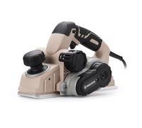 WOODSTARTER Pialla elettrica a mano con cavo 7,7 AMP 15000 giri/min con guida al bordo e sacchetto per la polvere, larghezza piallatura 3-1/4" per la lavorazione del legno