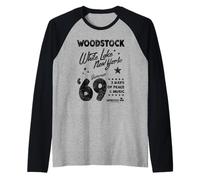 Woodstock Guitar Location Maglia con Maniche Raglan