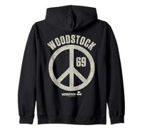 Woodstock Sign of Peace Felpa con Cappuccio