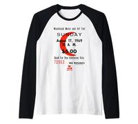 Woodstock Sunday Ticket Maglia con Maniche Raglan