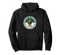 Woodsy Owl Give A Hoot Don't Pollute Vintage Seal Retro Felpa con Cappuccio