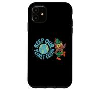 Woodsy Owl Keep Our Planet Clean Vintage Artwork Custodia per iPhone 11