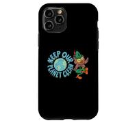 Woodsy Owl Keep Our Planet Clean Vintage Artwork Custodia per iPhone 11 Pro
