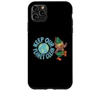 Woodsy Owl Keep Our Planet Clean Vintage Artwork Custodia per iPhone 11 Pro Max