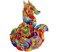 WOODVIO - Puzzle in legno per adulti e bambini - Volpe, 165 pezzi (42 x 38 cm)