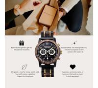 WoodWatch Legacy X Edition City | Orologio in legno uomo da polso premium | Wood watch for men | Orologio resistente e antispruzzo