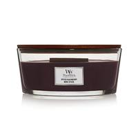 Woodwick 76078E, Candela Profumata con Stoppino Scoppiettante, Fino A 50 Ore, paraffina Cera di soia, Viola (Spiced BlackBerry), Ellipse