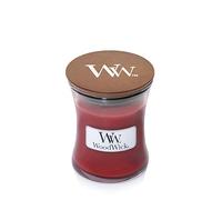Woodwick Cinnamon Chai candela profumata con stoppino in legno 85 g