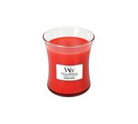 WoodWick Candela profumata Hourglass media con stoppino crepitante | Crimson Berries | Durata della fragranza: fino a 60 ore