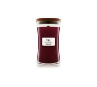Woodwick Black Cherry candela profumata con stoppino in legno 609.5 g