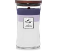WoodWick Trilogy Large Hourglass Candles Candela profumata 610 g variante Evening Lux