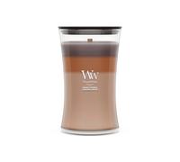 WoodWick | Candela grande | Cashmere radiante | Ottimo regalo per donne