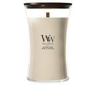 Woodwick Patchouli Créme candela profumata con stoppino in legno 609.5 g