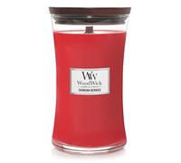 WoodWick candela grande profumata con stoppino scoppiettante | Crimson Berries | Durata Fino a 130 Ore | Regali per donne