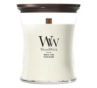 WoodWick | Candela Media | White Teak | Ottimo regalo per donne