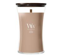 WoodWick Candela profumata | Candela a clessidra grande | Cashmere | Regali perfetti per donne