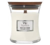 WoodWick Profumi per ambienti Candele profumate White Tea & Jasmine Mini Jar 85 g