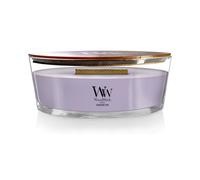 WoodWick Candela profumata Ellispe con stoppino crepitante | Lavender Spa | Durata della fragranza: fino a 50 ore