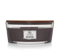 WoodWick Candela profumata Ellispe con stoppino crepitante | Legno e Sabbia (Sand & Driftwood) | Durata della fragranza: fino a 50 ore