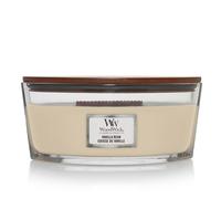 WoodWick Candela profumata Ellispe con stoppino crepitante | Vanilla Bean | Dura