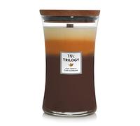 Woodwick Candela Profumata Grande Con Stoppino Scoppiettante, Fino A 130 Ore, Dolci Al Caffè, 10.2 x 10.2 x 17.8 cm