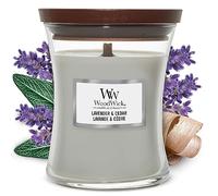 Woodwick Lavender & Cedar candela profumata 275 g