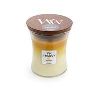 Woodwick Candela Profumata Media Con Stoppino Scoppiettante, Fino A 60 Ore, Fruits Of Summer, 10 x 11 cm