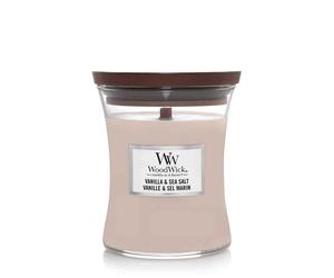 WoodWick - Candele a clessidra - Clessidra media Vaniglia e sale marin
