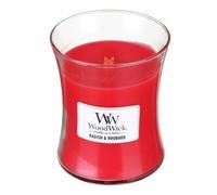 WoodWick Candele Profumate In Clessidra Giara Media Vetro Stoppino Legno