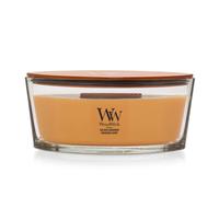 Candela profumata WoodWick con stoppino scoppiettante | Candela Golden Bourbon ellittica | Candele a lunga combustione: Fino a 50 ore di combustione | Regali perfetti per le donne