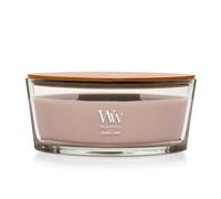 Candela profumata WoodWick con stoppino scoppiettante | Candela Patchouli Crème ellittica | Candele a lunga combustione: Fino a 50 ore di combustione | Regali perfetti per le donne