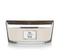 Woodwick - Ellipse Candles White Teak 453g - - Candele profumate