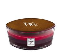 WoodWick Ellipse Trilogy candela profumata con fiamma HearthwickFrutti di bosco maturati al sole