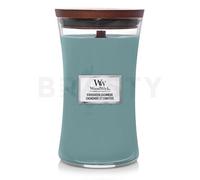 WoodWick Large Hourglass Candles Candela profumata 610 g variante Evergreen Cashmere